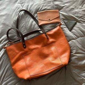 Portland leather company tote